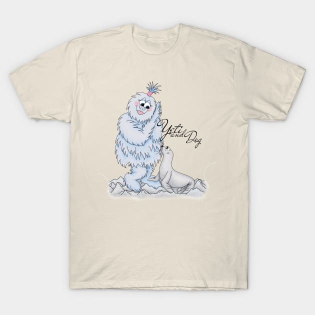 Cute Cryptid - Yeti T-Shirt by TJWArtisticCreations